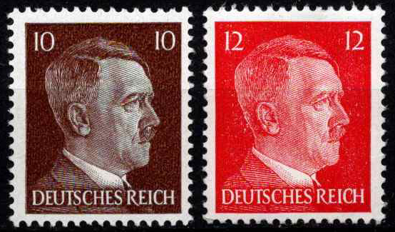 Vokietijos Reichas, pilna serija, MiNr 826-827 MNH**