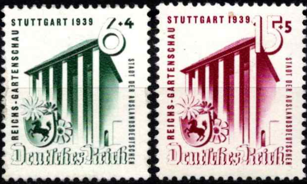 Vokietijos Reichas, pilna serija, MiNr 692-693 MNH**