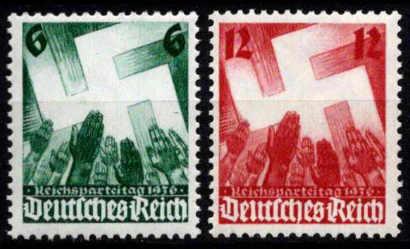 Vokietijos Reichas, pilna serija, MiNr 632-633 MNH**