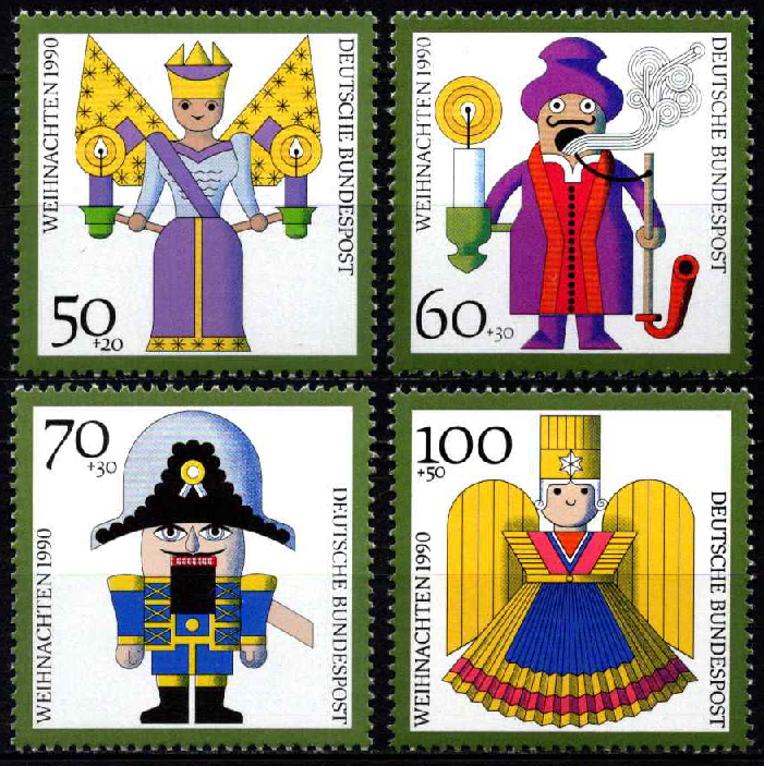 Vokietija, pilna serija, MiNr 1484-1487 MNH**