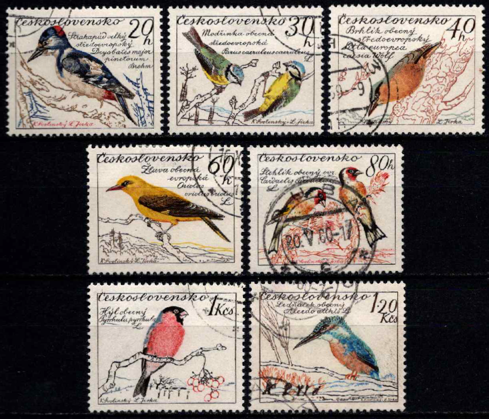 Čekoslovakija, pilna serija, MiNr 1163-1169 Used (O)