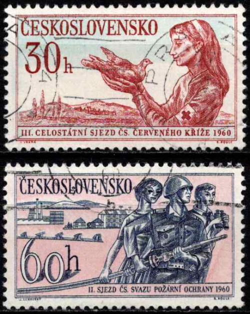 Čekoslovakija, pilna serija, MiNr 1201-1202 Used (O)