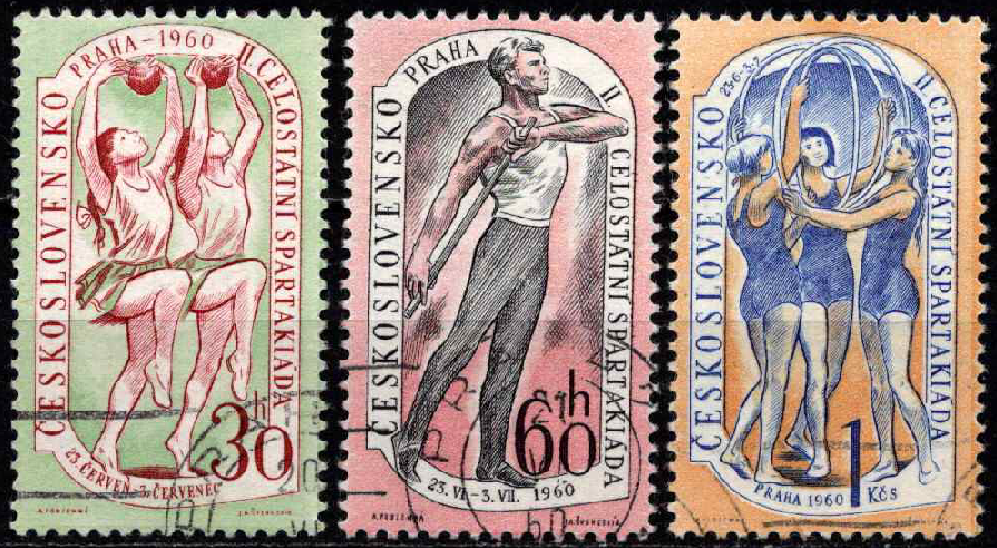 Čekoslovakija, pilna serija, MiNr 1203-1205 Used (O)