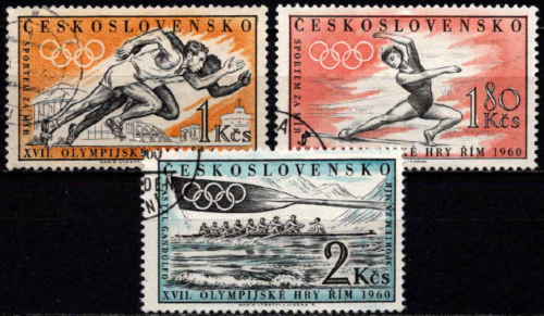 Čekoslovakija, pilna serija, MiNr 1206-1208 Used (O)