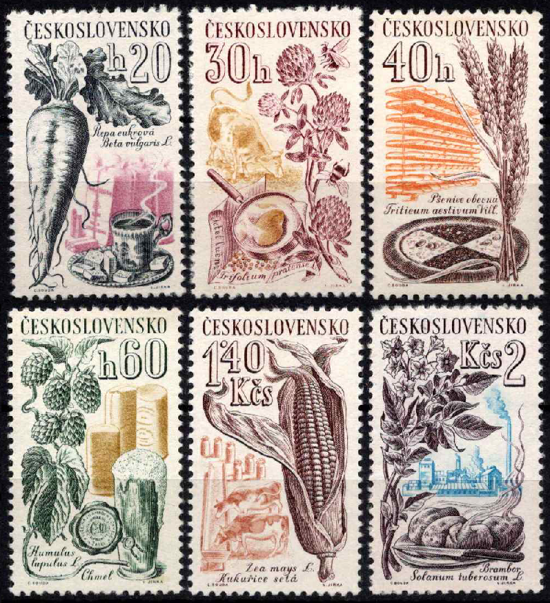 Čekoslovakija, pilna serija, MiNr 1286-1291 MNH**