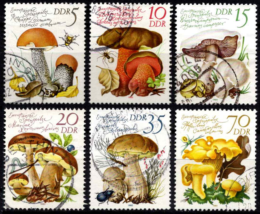 Vokietijos Demokratinė Respublika (VDR), pilna serija, MiNr 2551-2556 Used (O)