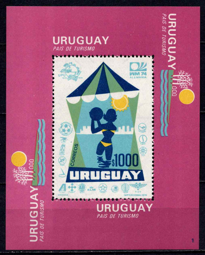 Urugvajus, blokas Nr. 20 MNH**