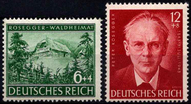 Vokietijos Reichas, pilna serija, MiNr 855-856 MNH**