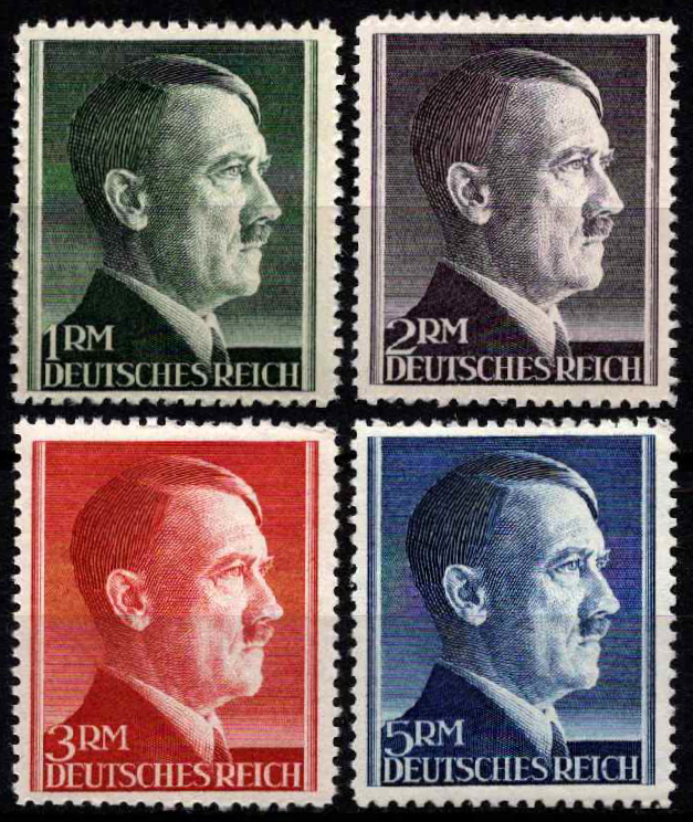 Vokietijos Reichas, pilna serija, MiNr 799-802 (A) MNH**