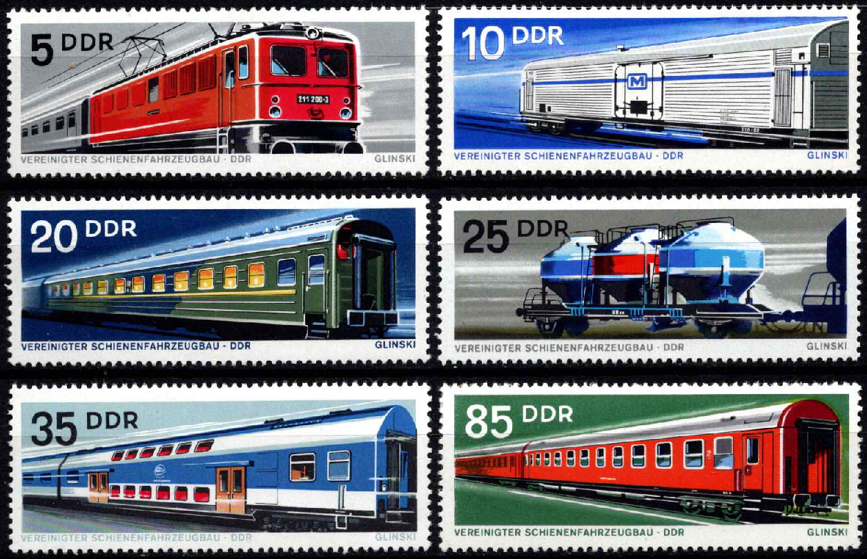 Vokietijos Demokratinė Respublika (VDR), pilna serija, MiNr 1844-1849 MNH**