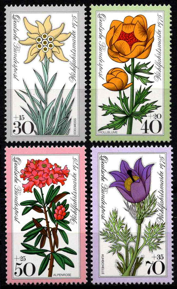 Vokietija, pilna serija, MiNr 867-870 MNH**