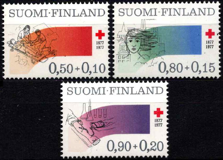 Suomija, pilna serija, MiNr 799-801 MNH**