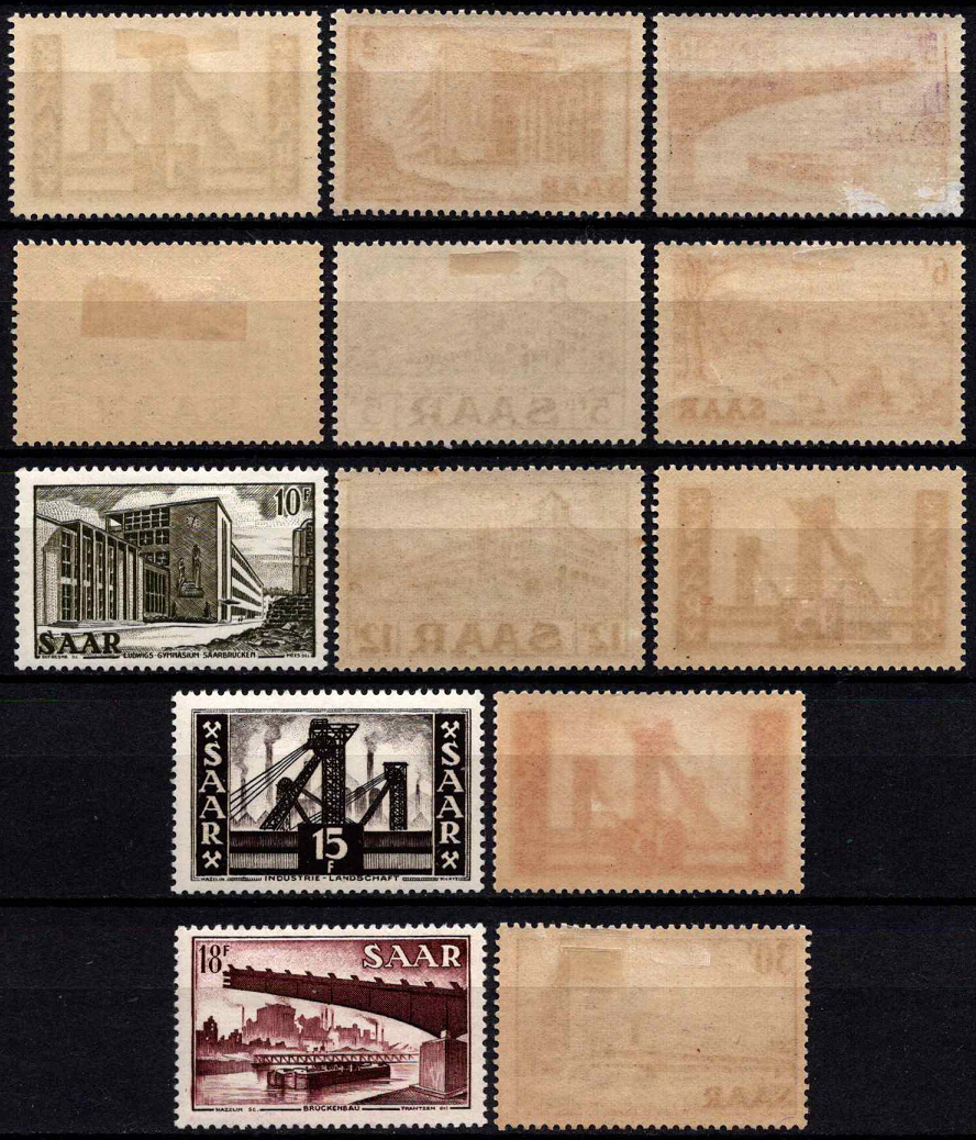 Saras, MiNr 319-332 MNH**/MLH*/MH*