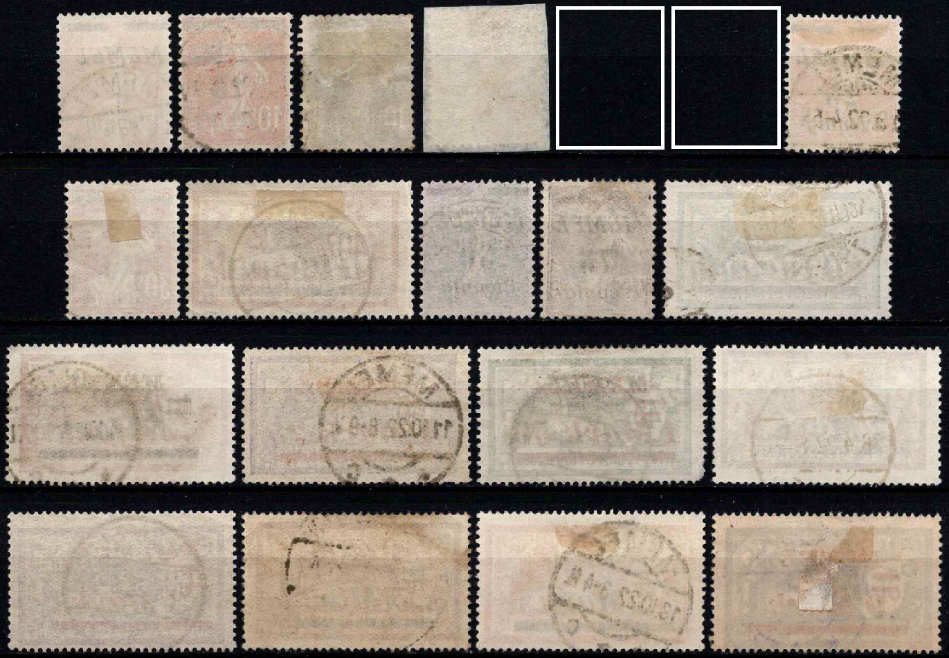 Klaipėda (Memel), MiNr 52-55, 58-71 Used (O)