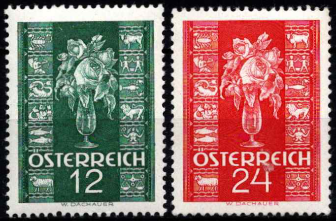 Austrija, pilna serija, MiNr 658-659 MNH**