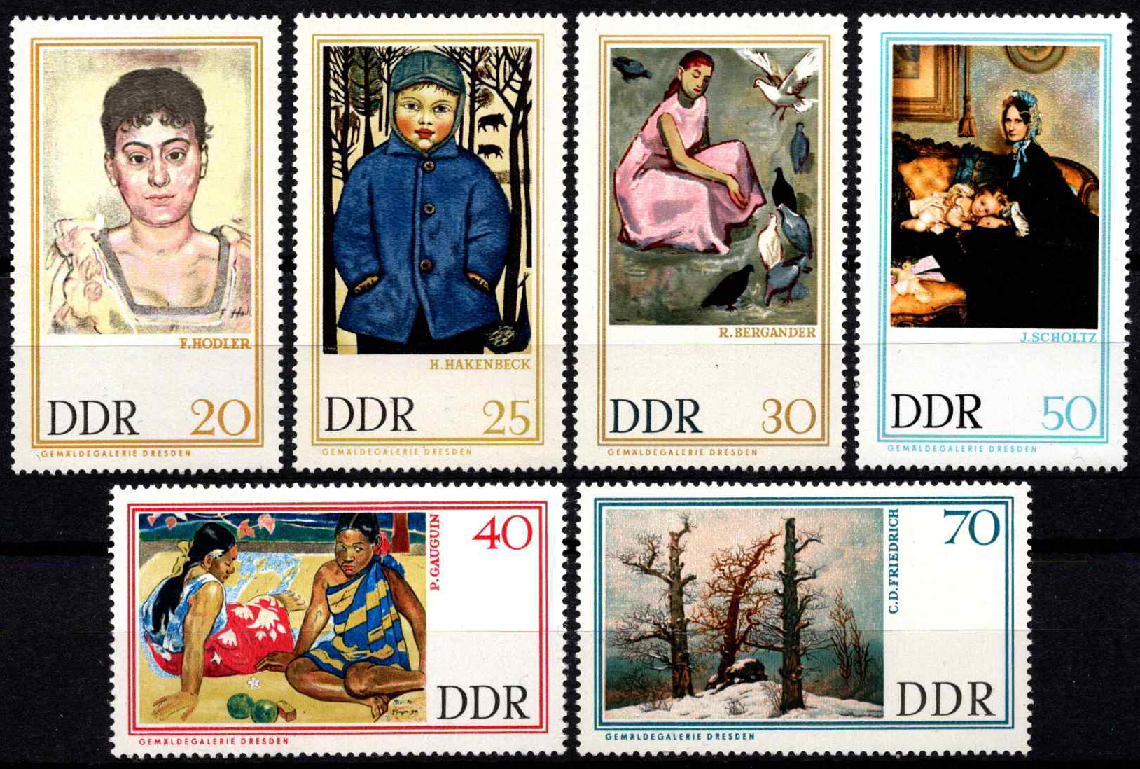 Vokietijos Demokratinė Respublika (VDR), pilna serija, MiNr 1262-1267 MNH**