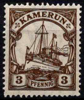 Vokietijos Reichas, Užsienio ir kolonijų paštas, Kamerūnas, MiNr 20 MNH**