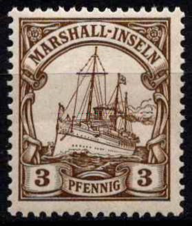 Vokietijos Reichas, Užsienio ir kolonijų paštas, Maršalo salos, MiNr 13 MNH**