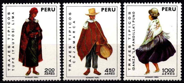 Peru, pilna serija, MiNr 907-909 MNH**
