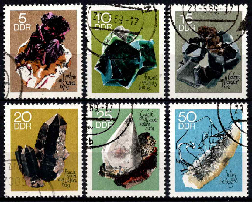 Vokietijos Demokratinė Respublika (VDR), pilna serija, MiNr 1468-1473 Used (O)