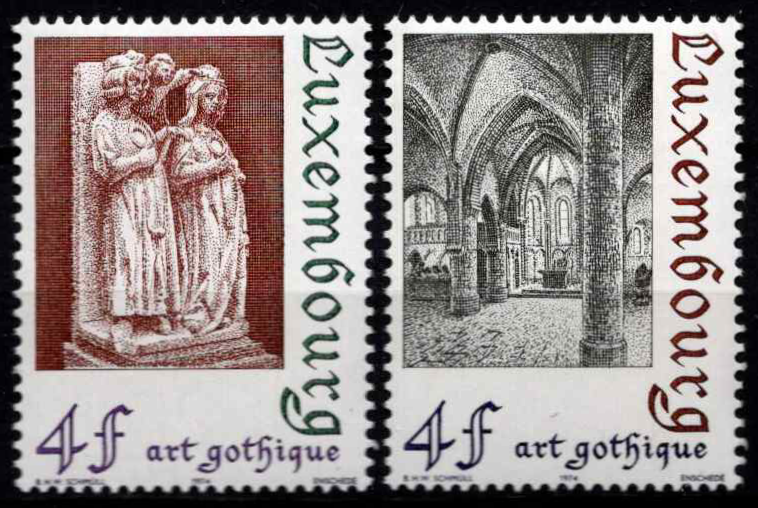 Liuksemburgas, pilna serija, MiNr 887-888 MNH**