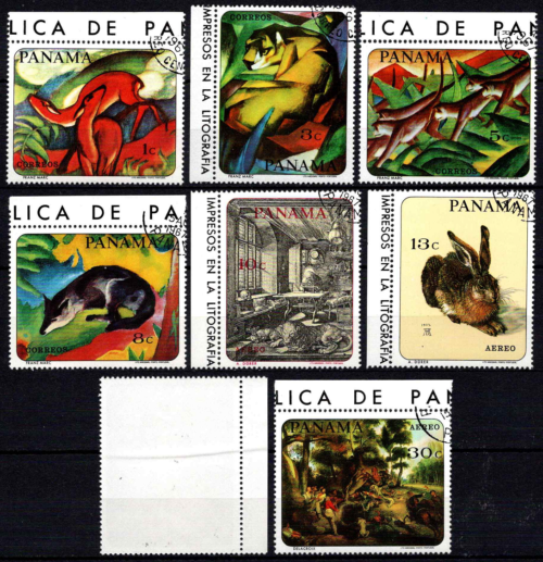 Panama, pilna serija, MiNr 1009-1016 Used (O)