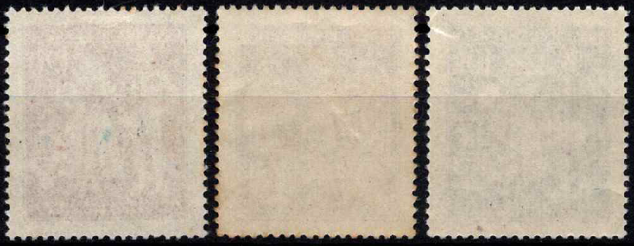 Vokietijos Reichas, Čekijos okupacija, pilna serija, MiNr 133-135 MLH*