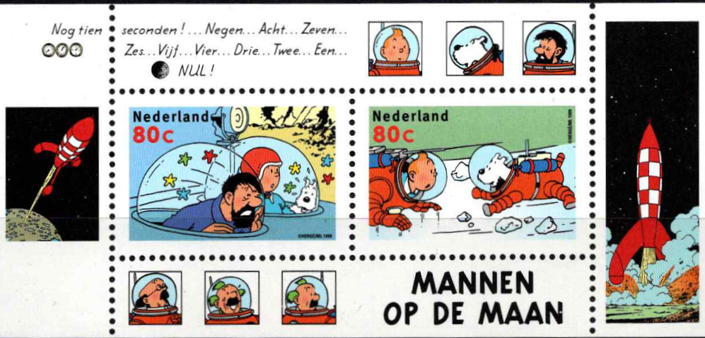 Nyderlandai, blokas Nr. 60, MiNr 1737-1738 MNH**