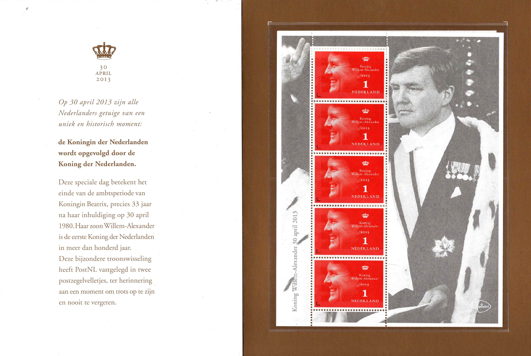 Nyderlandai, proginis bukletas su MiNr 3067, 3115 MNH**