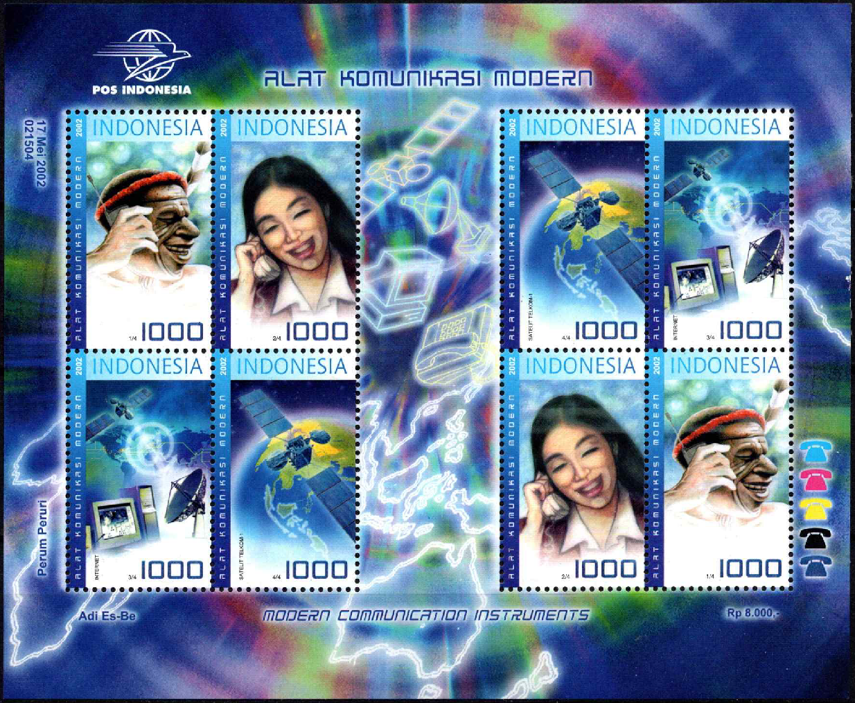 Indonezija, pilna serija, MiNr 2172-2175 MNH**