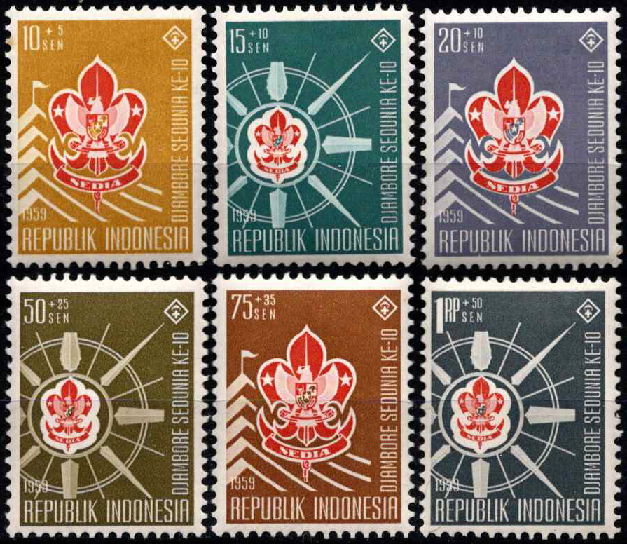 Indonezija, pilna serija, MiNr 249-252 MNH**