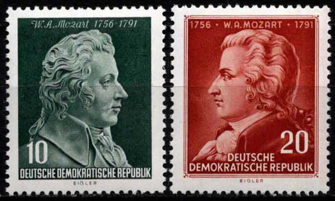 Vokietijos Demokratinė Respublika (VDR), pilna serija, MiNr 510-511 MNH**