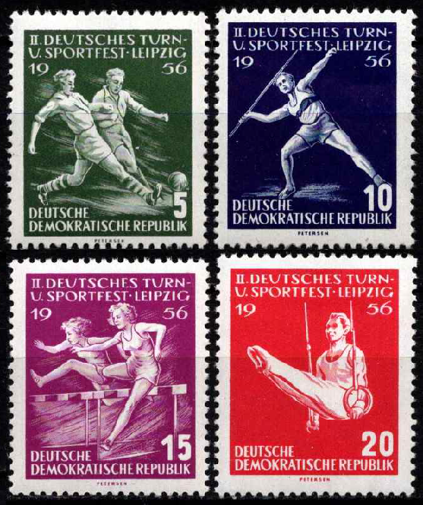 Vokietijos Demokratinė Respublika (VDR), pilna serija, MiNr 530-533 MNH**