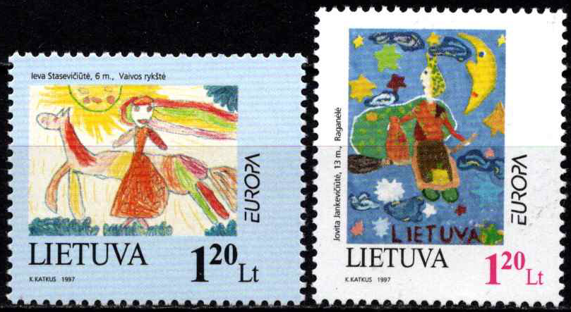 Lietuva, pilna serija, MiNr 636-637 MNH** V
