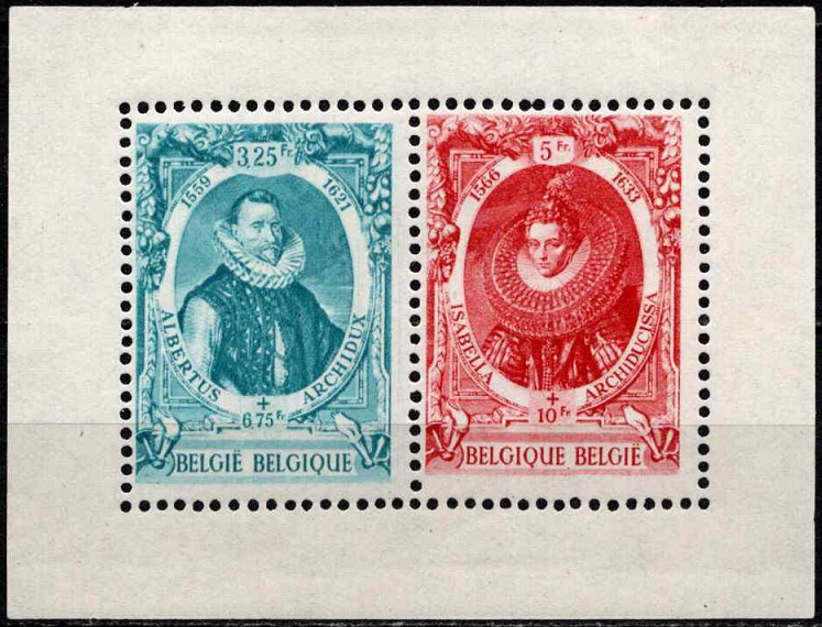 Belgija, blokas Nr. 17, MiNr 609-610 MNH**