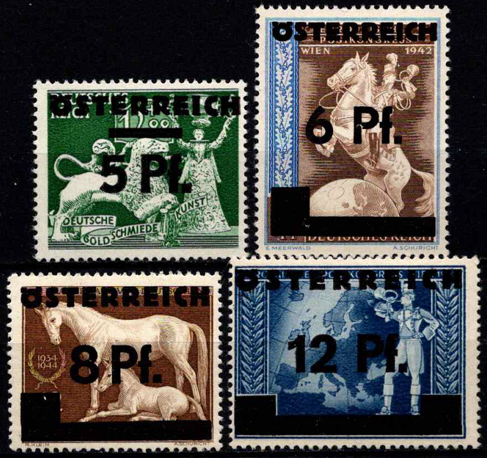 Austrija, pilna serija, MiNr 664-667 MNH**