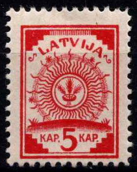 Latvija, MiNr 2I MH*