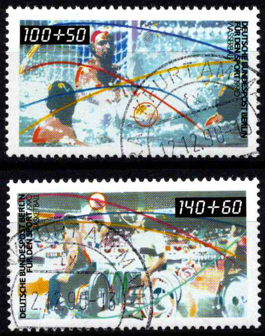 Vokietija, Vakarų Berlynas, pilna serija, MiNr 864-865 Used (O)