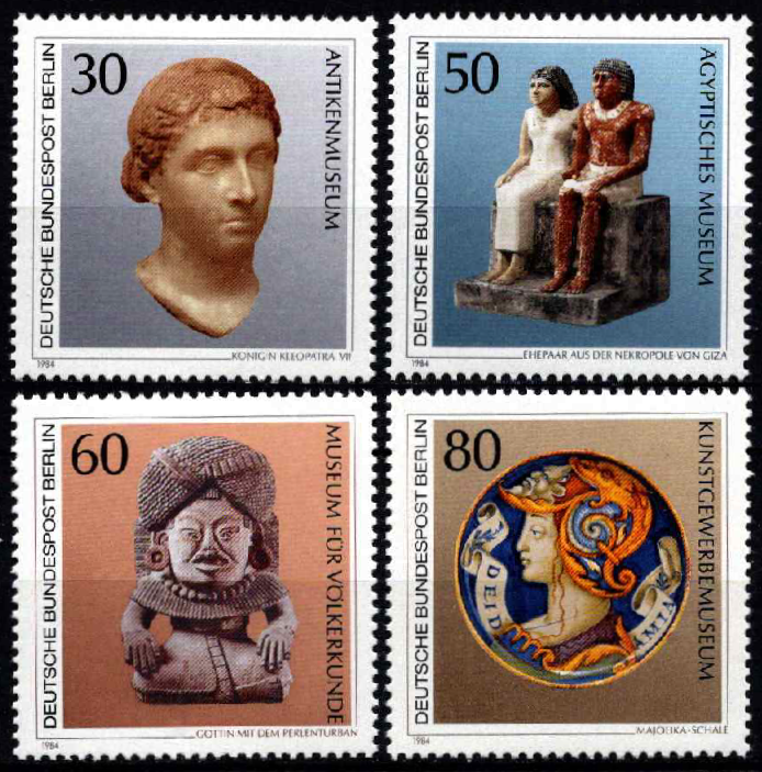 Vokietija, Vakarų Berlynas, pilna serija, MiNr 708-711 MNH**