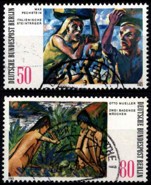 Vokietija, Vakarų Berlynas, pilna serija, MiNr 678-679 Used (O)