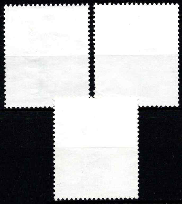 Vokietija, Vakarų Berlynas, pilna serija, MiNr 655-657 Used (O)