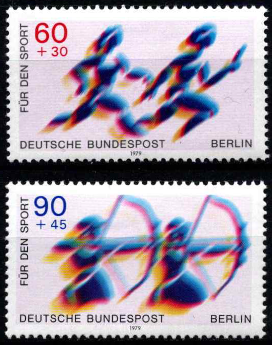 Vokietija, Vakarų Berlynas, pilna serija, MiNr 596-597 MNH**