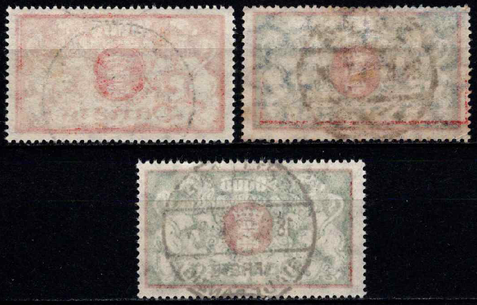 Laisvasis miestas Danzigas, pilna serija, MiNr 147-149 Used (O)