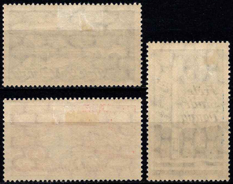 Laisvasis miestas Danzigas, pilna serija, MiNr 259-261 MLH*/MH*