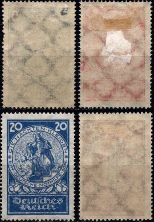 Vokietijos Reichas, pilna serija, MiNr 351-354 MNH*/MLH*/MH*