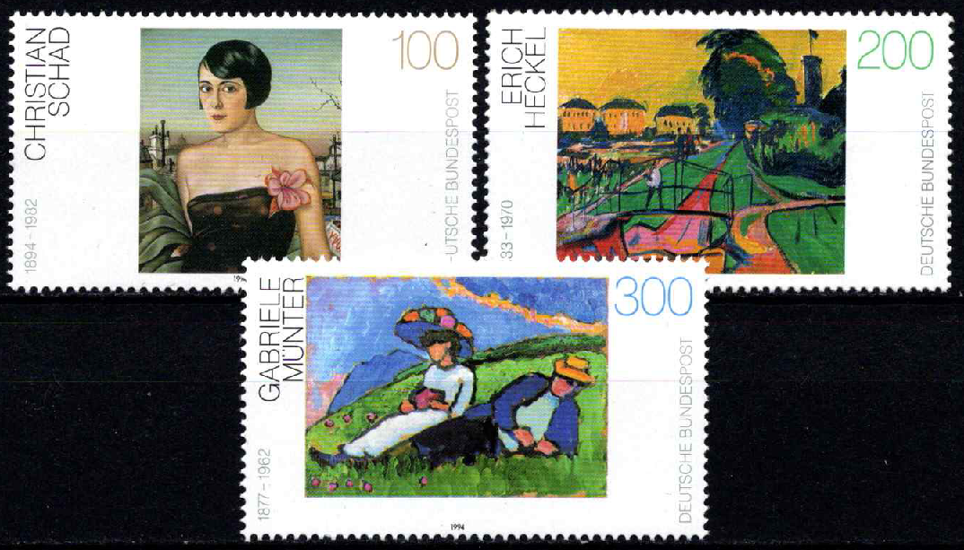 Vokietija, pilna serija, MiNr 1748-1750 MNH**