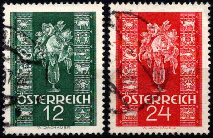 Austrija, pilna serija, MiNr 658-659 Used (O)