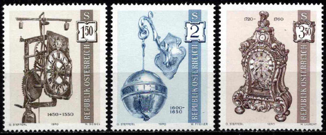 Austrija, pilna serija, MiNr 1328-1330 MNH**