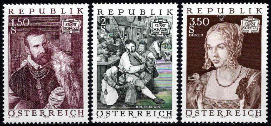 Austrija, pilna serija, MiNr 1360-1362 MNH**