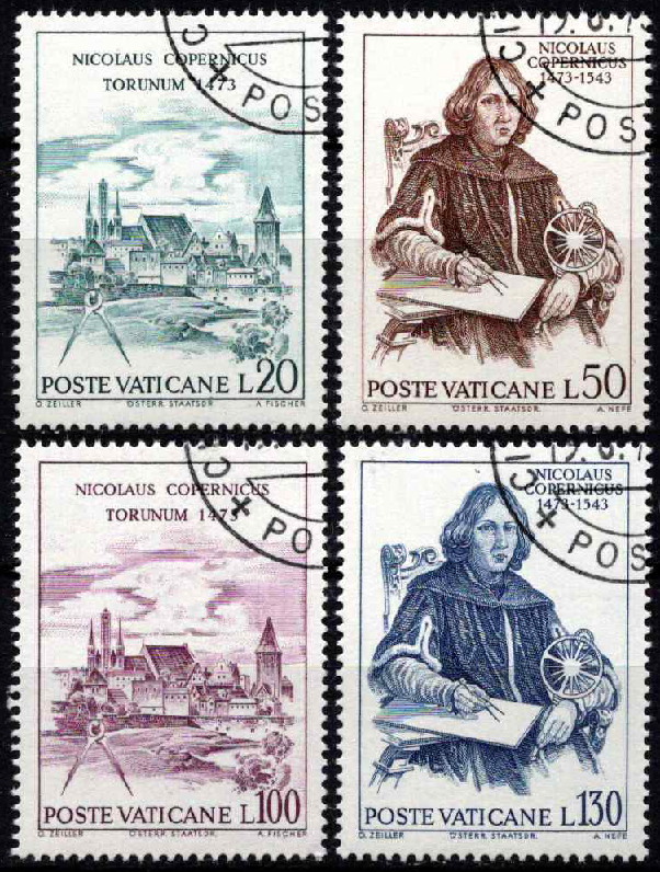 Vatikanas, pilna serija, MiNr 621-624 Used (O)